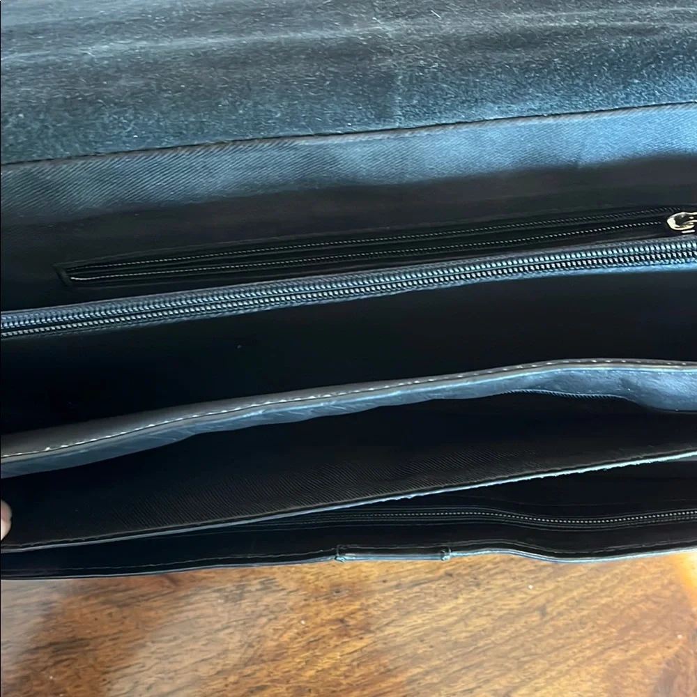 Genuine Leather Black Briefcase/Sachel